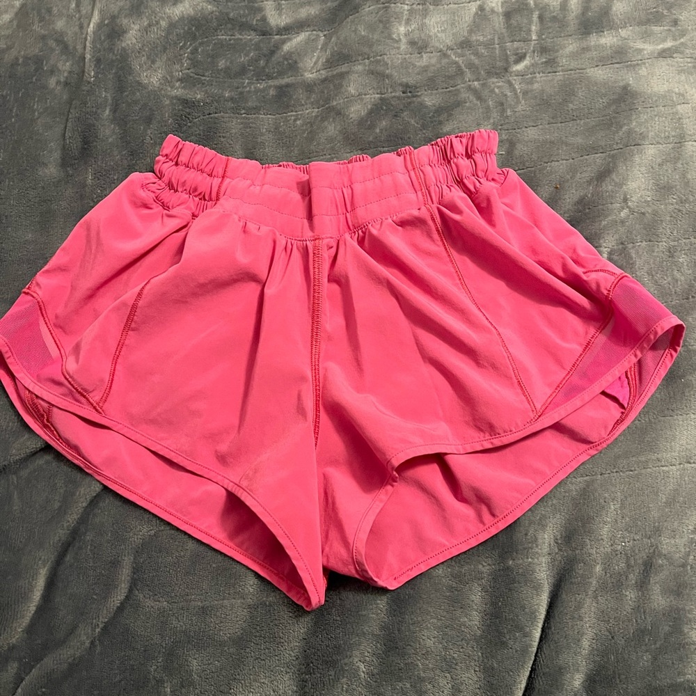 Lululemon Hot Pink Hotty Hot Shorts